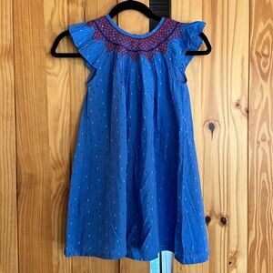 Hatley Blue Dress Girls Size 7 NWT